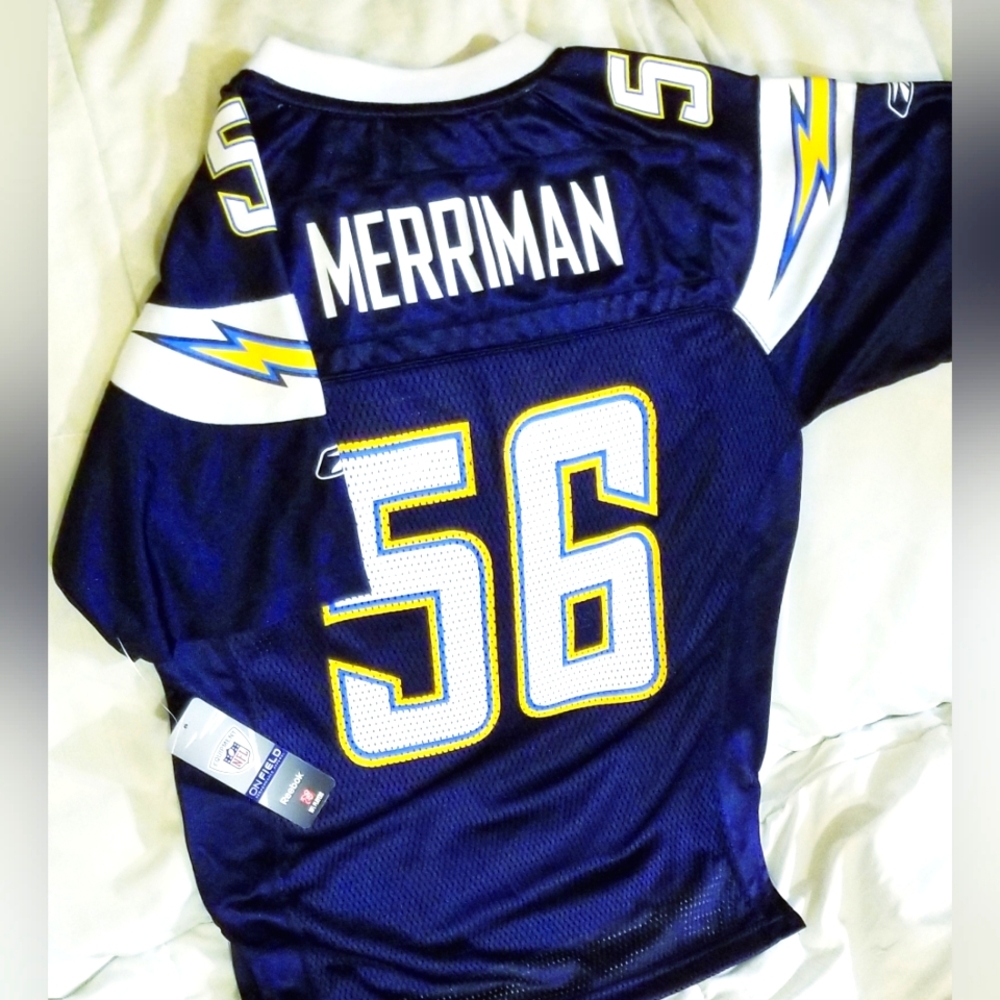 Shawne Merriman San Diego Chargers Reebok NFL Football Jersey #56 Youth Size M